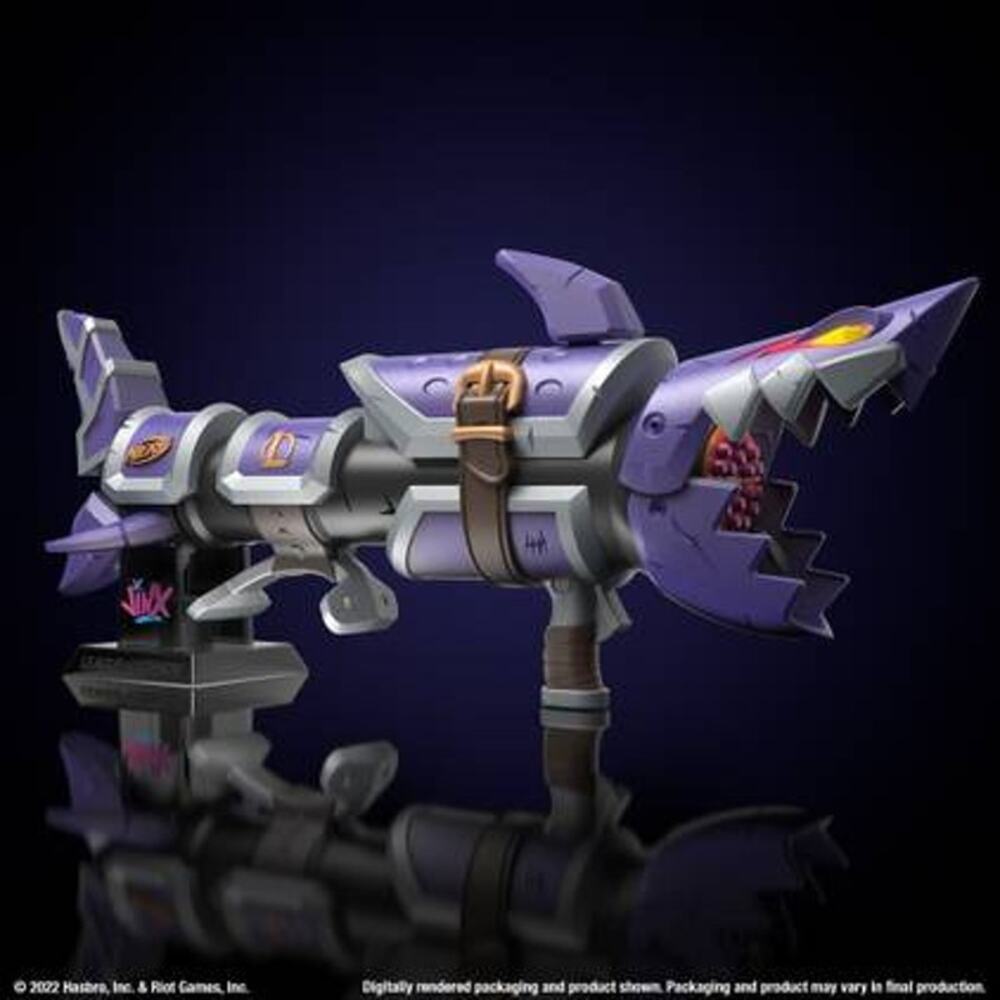 Nerf LMTD Official League of Legends Arcane Jinx Fishbones Blaster - Cosplay